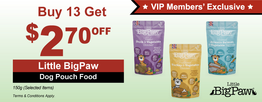 Little BigPaw Dog Pouch Food Promo